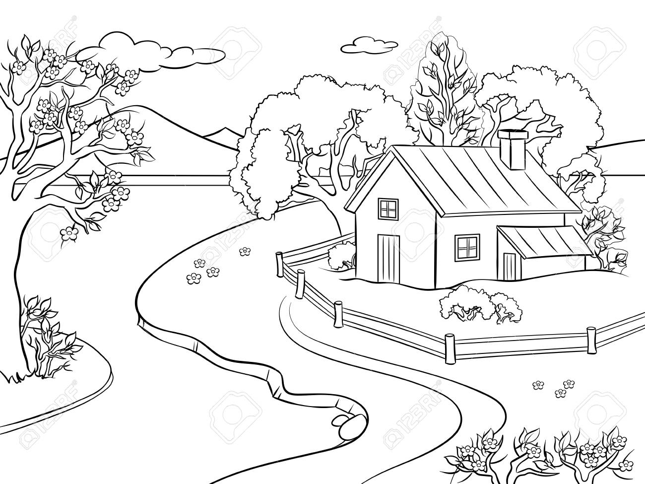 Country House Landscape