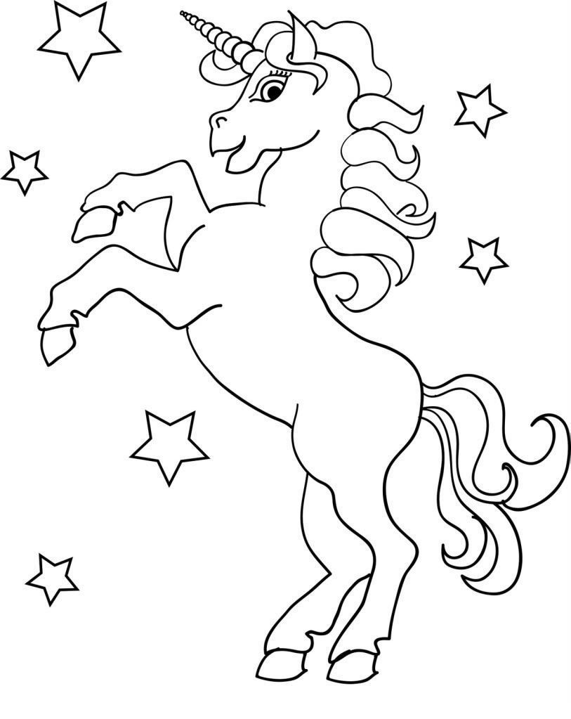Unicorn With Stars